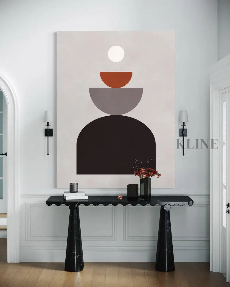 Circles and Semicircles 3 - Hand Painting 