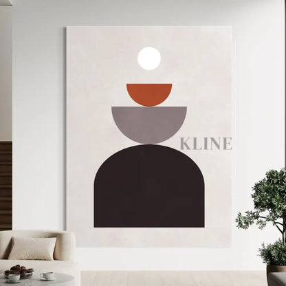 Circles and Semicircles 3 - Hand Painting