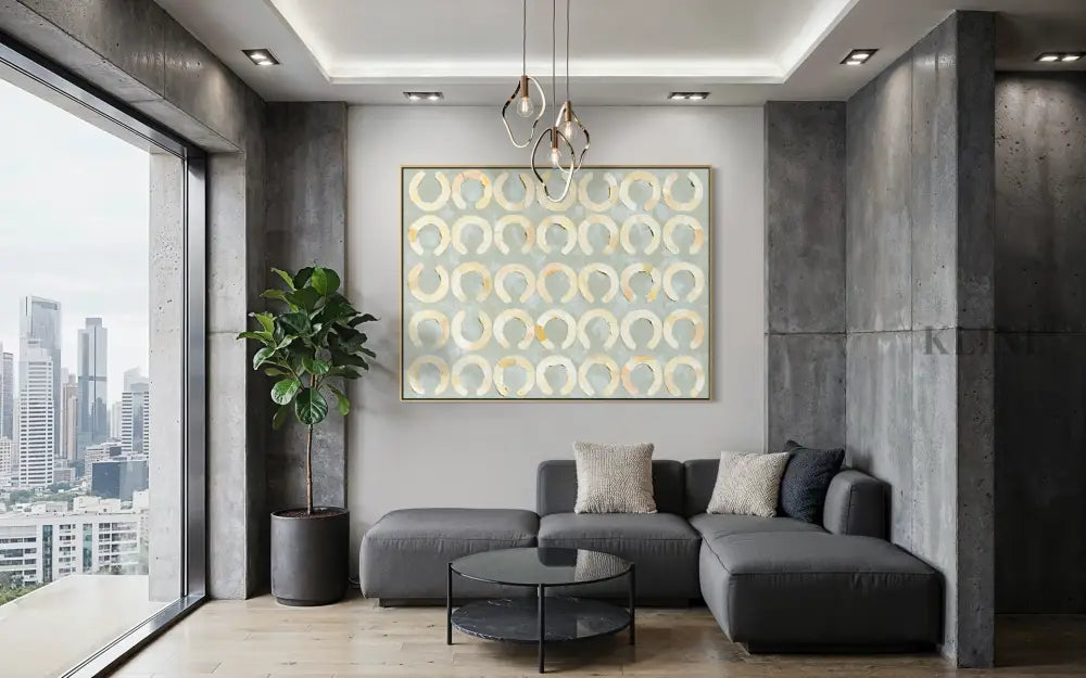 Circular Forms - Hand Painting Wabi Sabi Wall Art