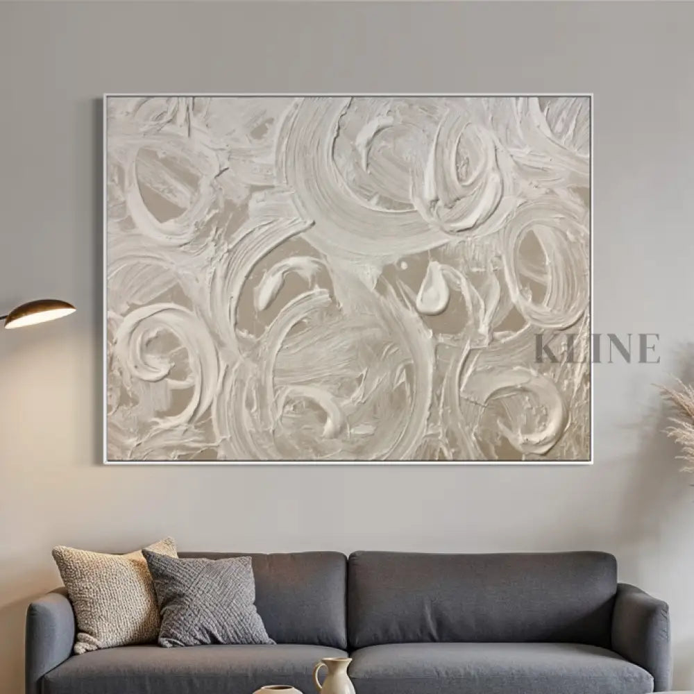 Circular Gestures - Hand Painting Vertical Wall Art & Paintings