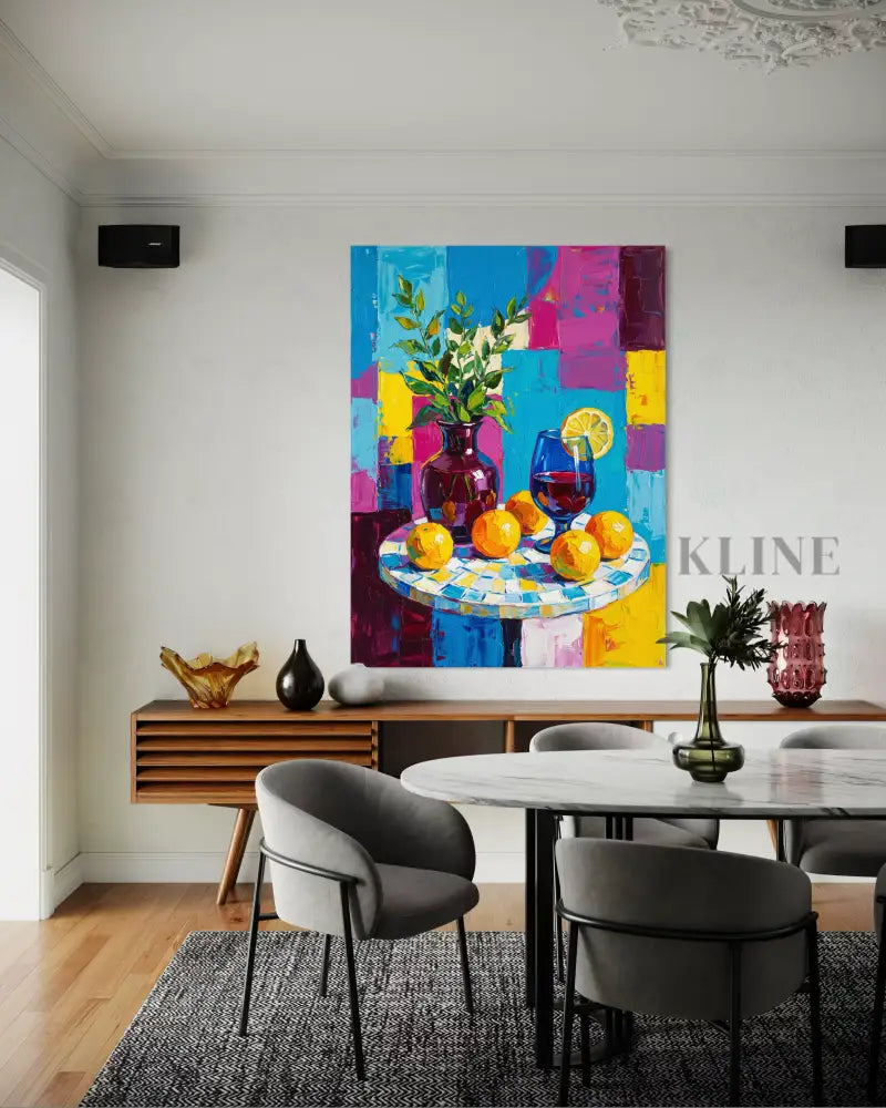 Citrus Hour - Hand Painting Nature morte