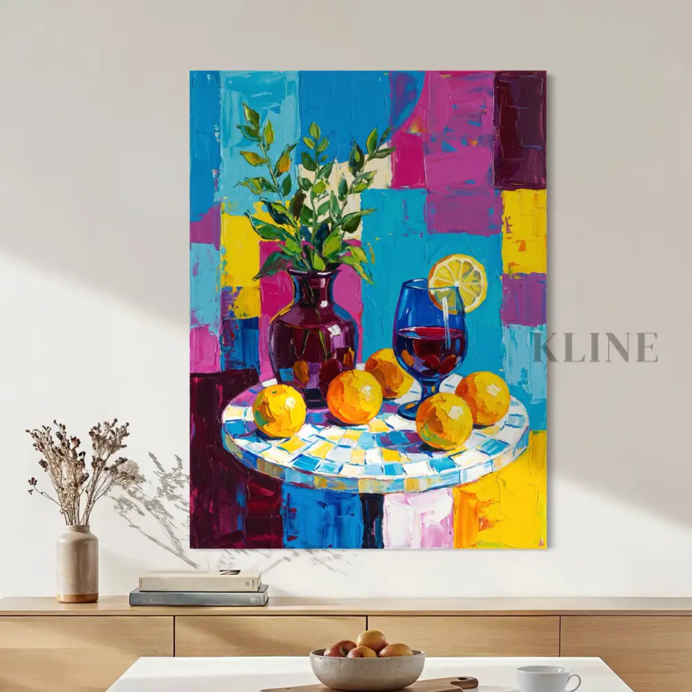 Citrus Hour - Hand Painting Nature morte
