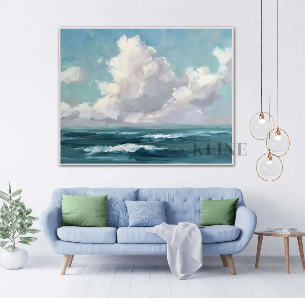 Cloudy Day - Hand Painting