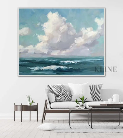 Cloudy Day - Hand Painting