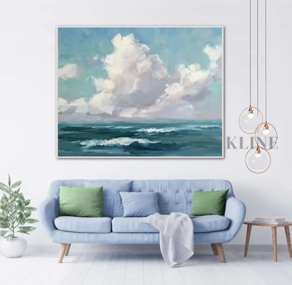 Cloudy Day - Hand Painting
