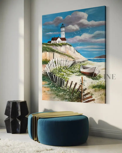 Coastal Lightkeeper - Hand Painting