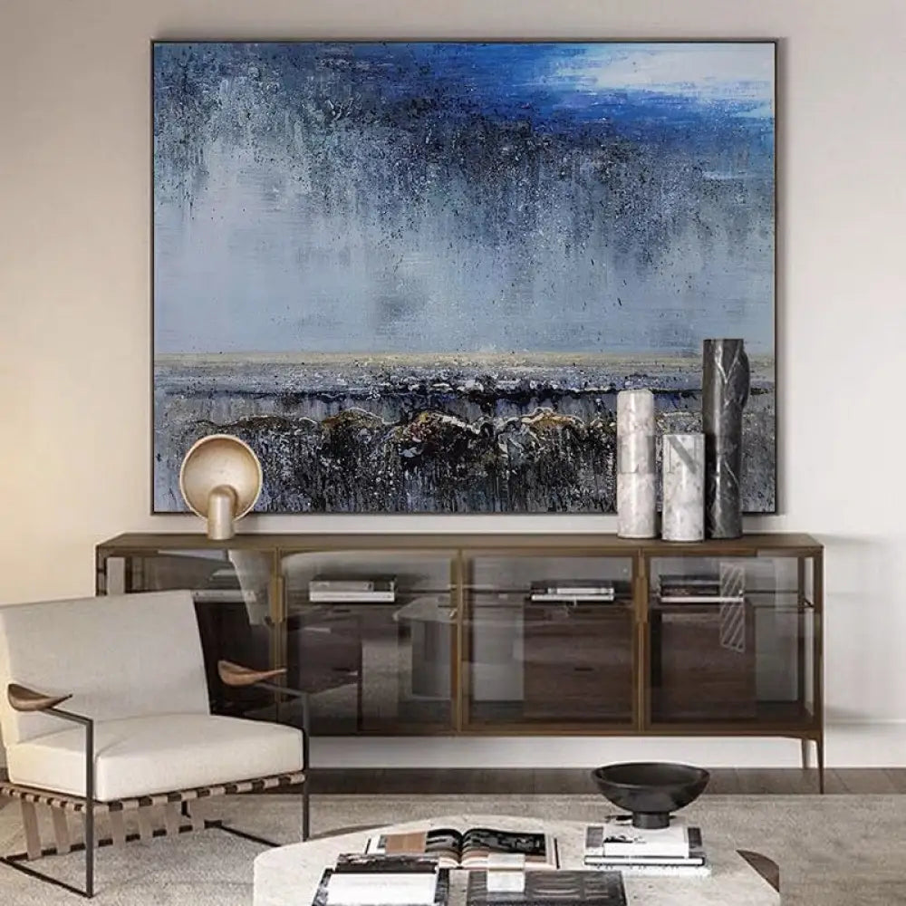 Cold Night Sky - Hand Painting