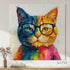 Color Pop Kitty - Hand Painting
