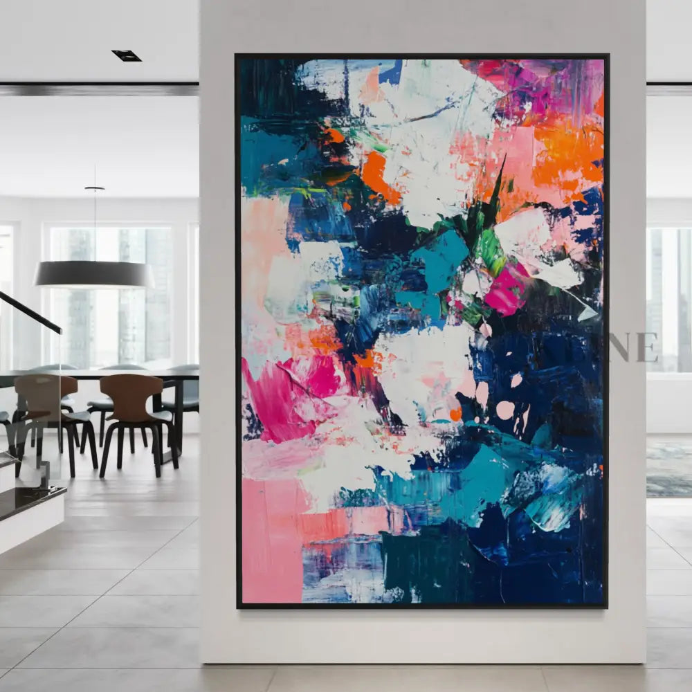 Color Rush Abstract - Hand Painting