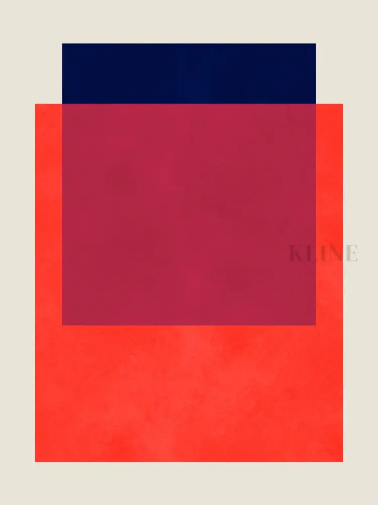Conceptual Stains 1 - Hand Painting Geometrische Wandkunst