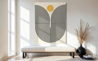 Conceptual Sunset - Hand Painting