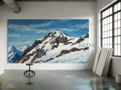 Conquering the Peak - Hand Painting