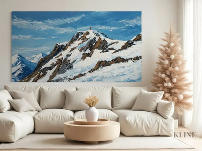 Conquering the Peak - Hand Painting