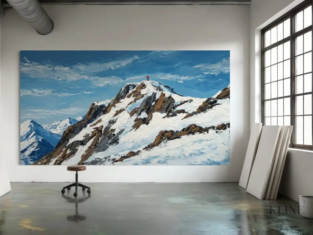 Conquering the Peak - Hand Painting