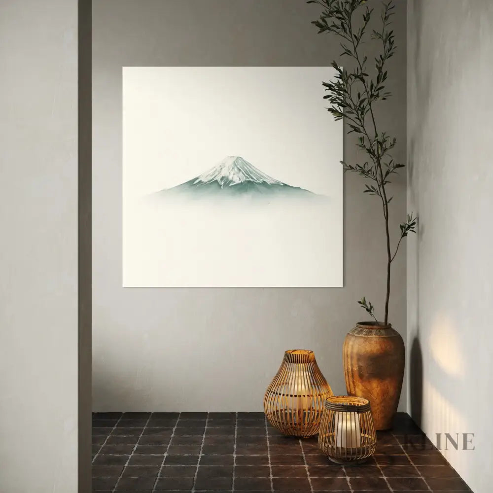 Contour Fuji - Hand Painting