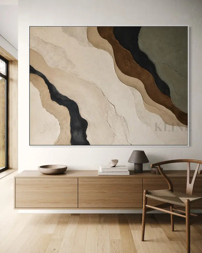 Contours of Earth - Hand Painting