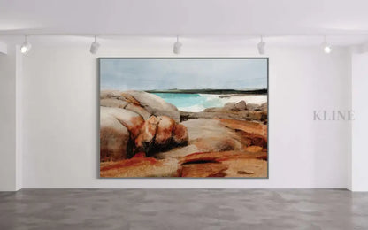 Conzy Corner Beach - Hand Painting