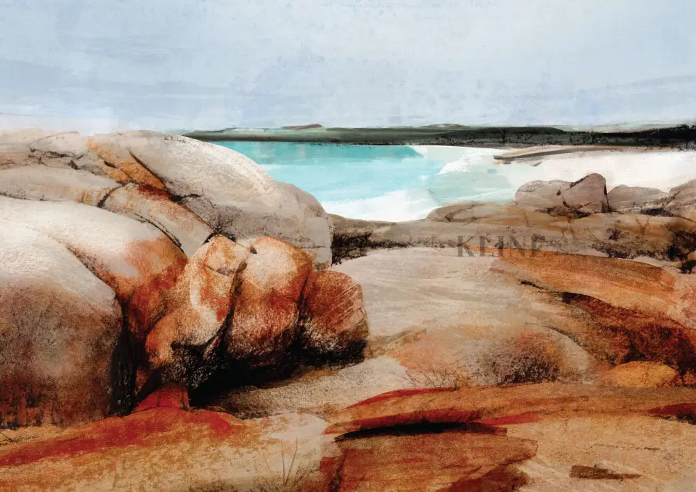 Conzy Corner Beach - Hand Painting
