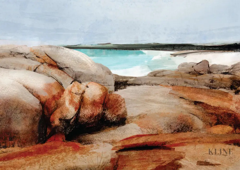 Conzy Corner Beach - Hand Painting 