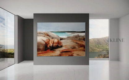 Conzy Corner Beach - Hand Painting