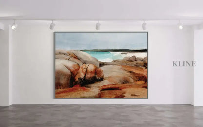 Conzy Corner Beach - Hand Painting