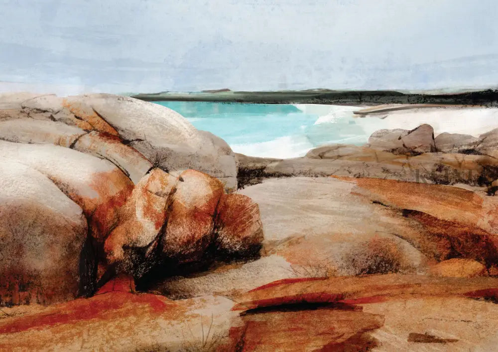 Conzy Corner Beach - Hand Painting
