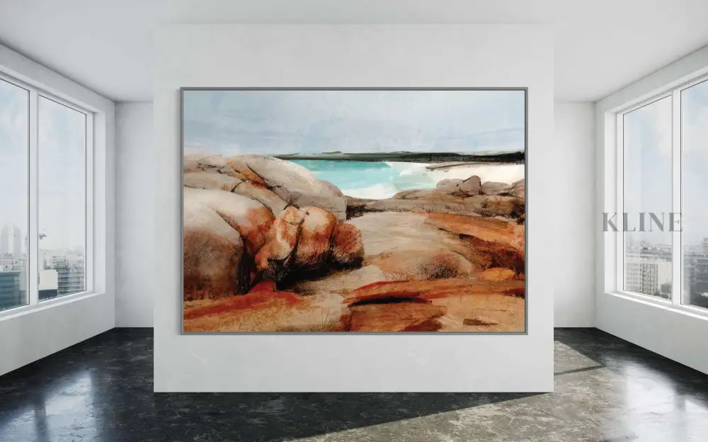 Conzy Corner Beach - Hand Painting Amanda Bosveld
