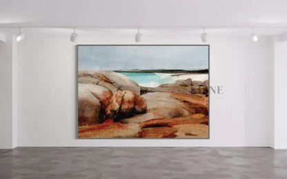 Conzy Corner Beach - Hand Painting