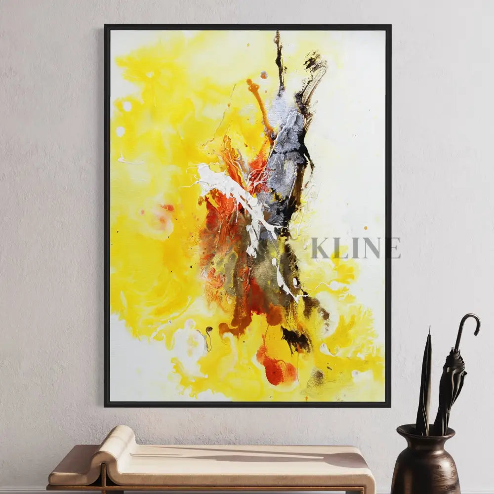 Cosmic Collision - Hand Painting Canvas Wall Art