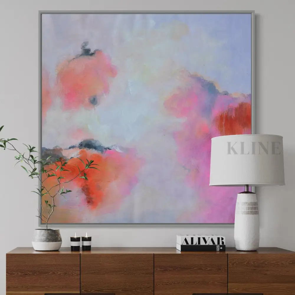 Cotton Candy - Kline Collective Arte de pared rosa