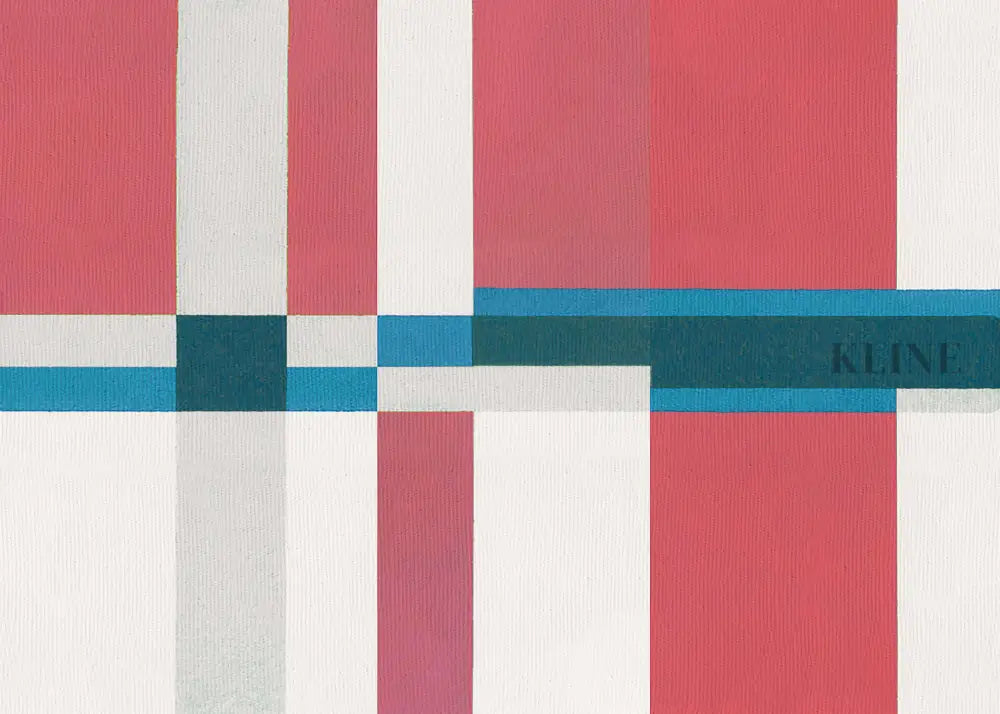Counterpoint - Hand Painting Pink Wall Art