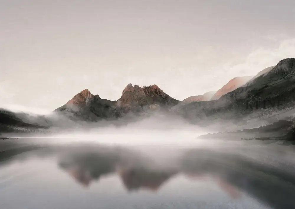 Cradle Mountain Sunrise - Hand Painting 