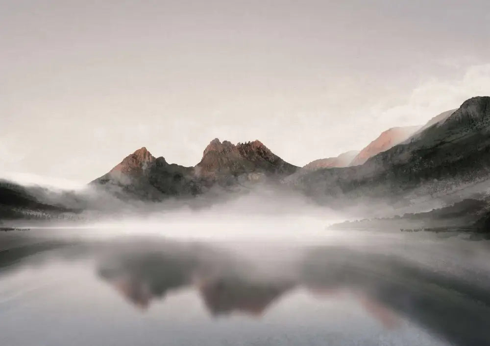 Cradle Mountain Sunrise - Hand Painting Mountains Wall Art