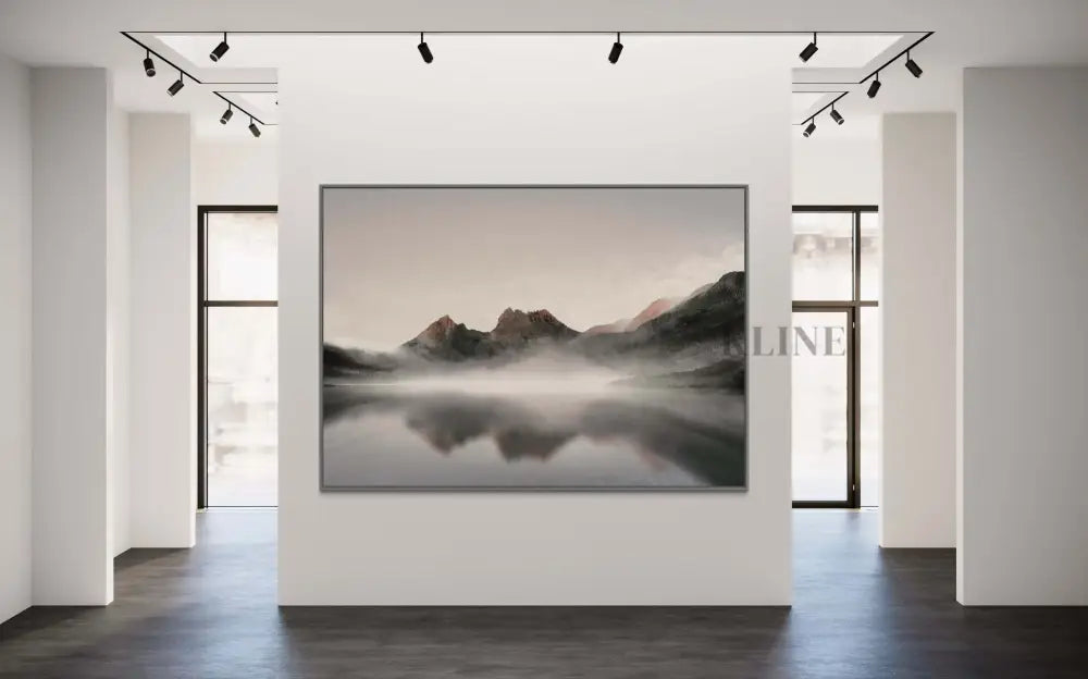 Cradle Mountain Sunrise - Hand Painting Arte de la pared del salón