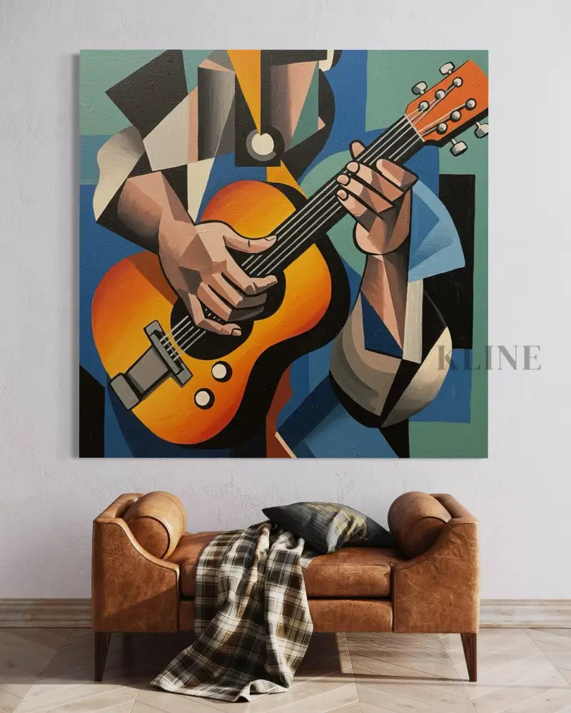 Cubist Chord - Hand Painting