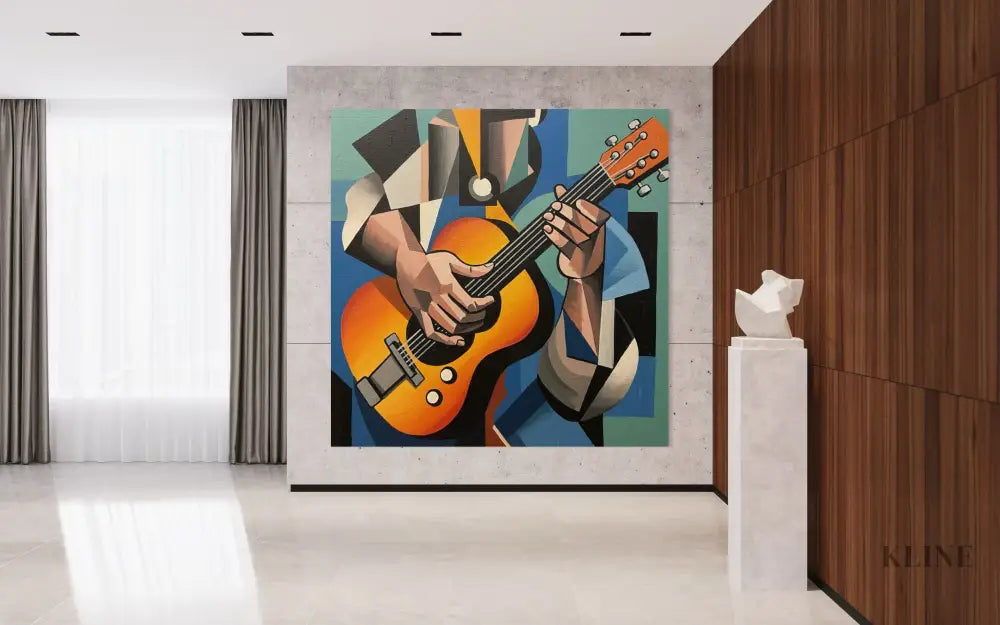 Cubist Chord - Hand Painting