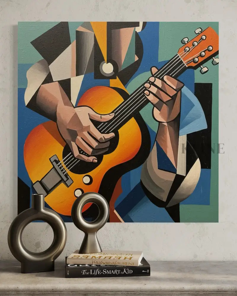 Cubist Chord - Hand Painting 