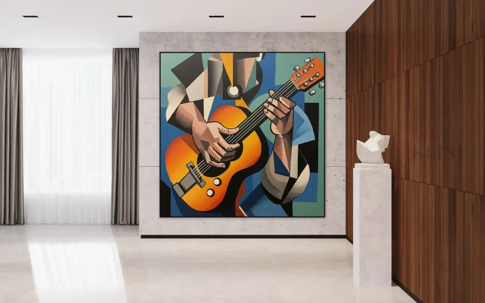 Cubist Chord - Hand Painting