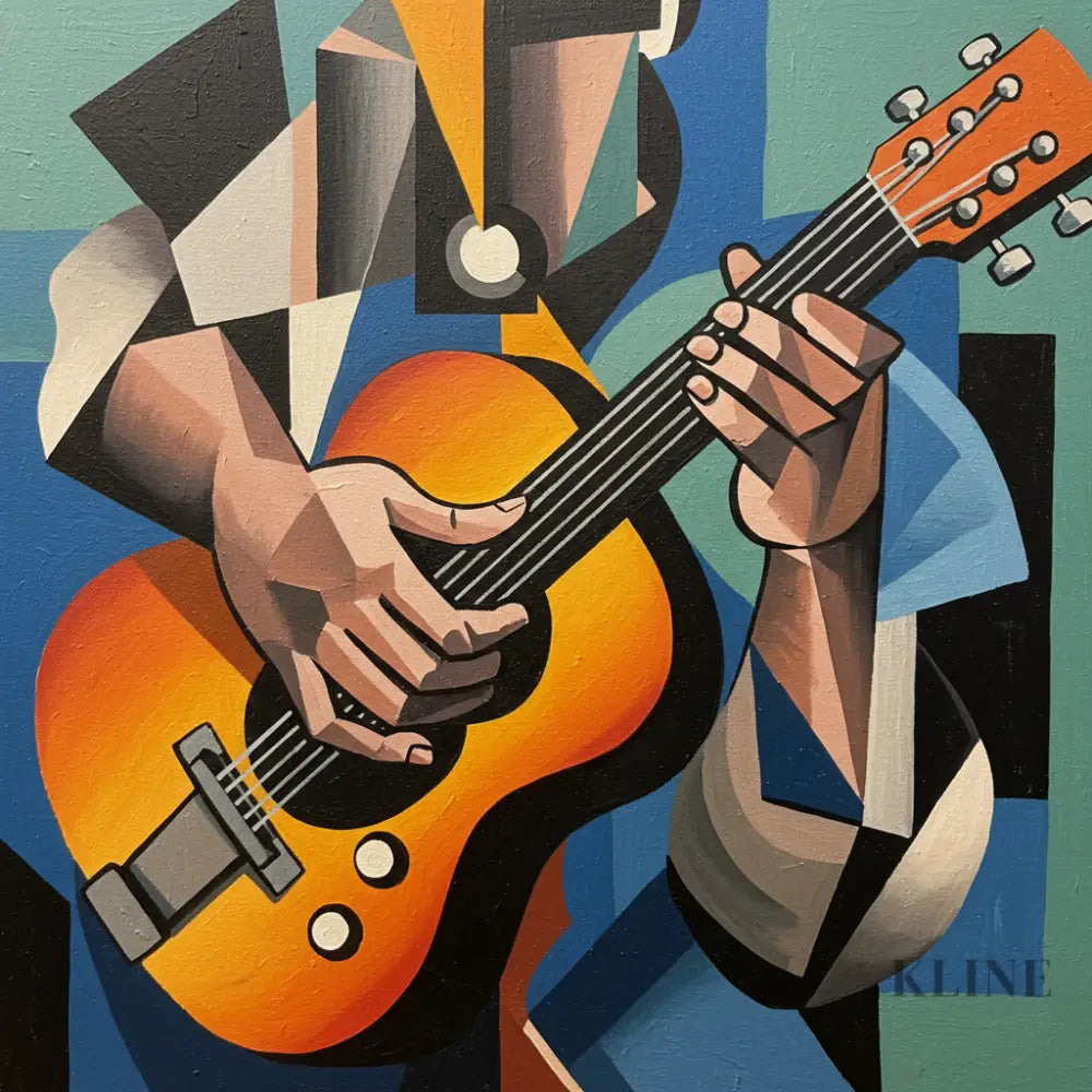Cubist Chord - Hand Painting