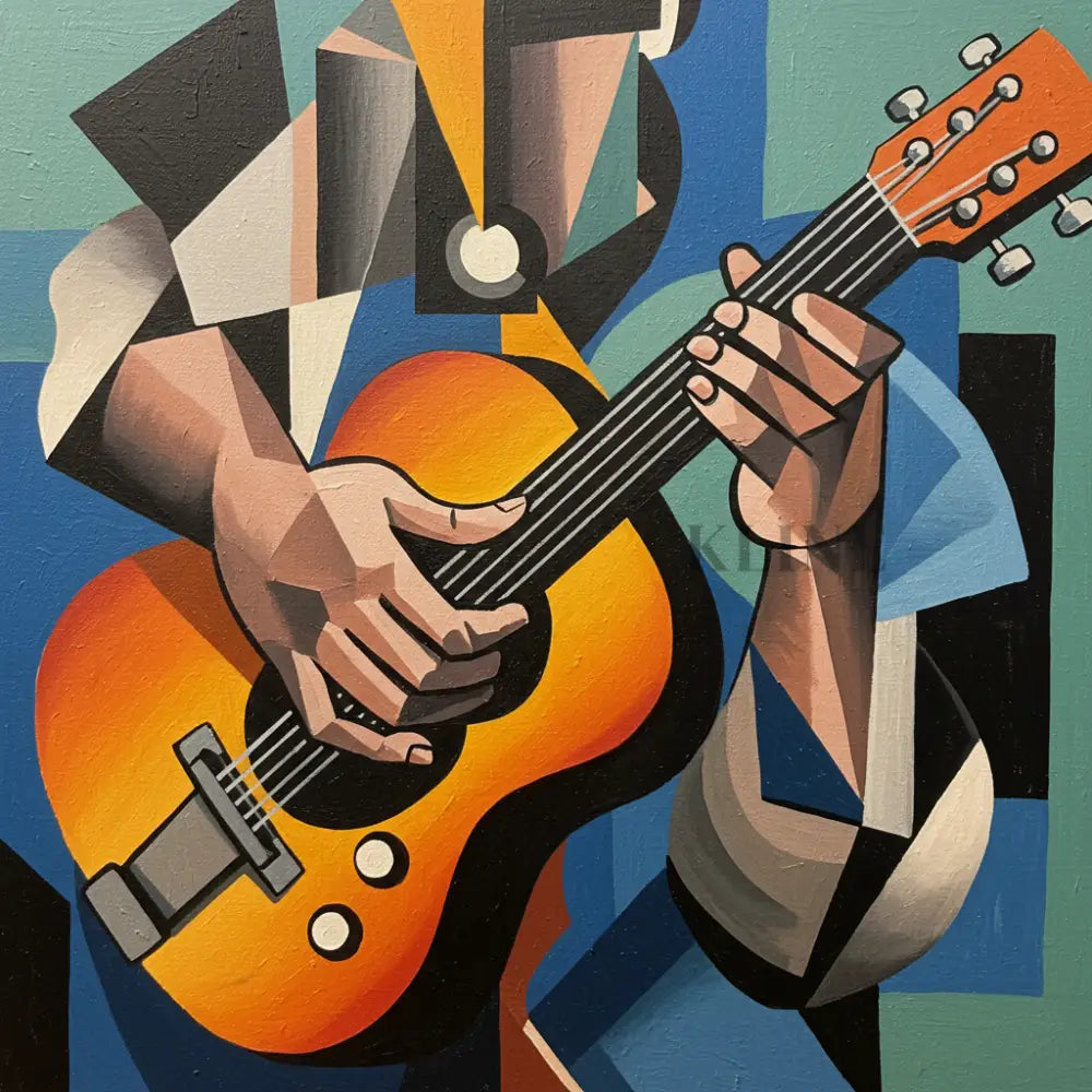 Cubist Chord - Hand Painting