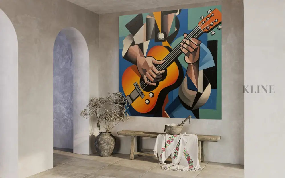 Cubist Chord - Hand Painting