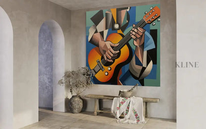 Cubist Chord - Hand Painting