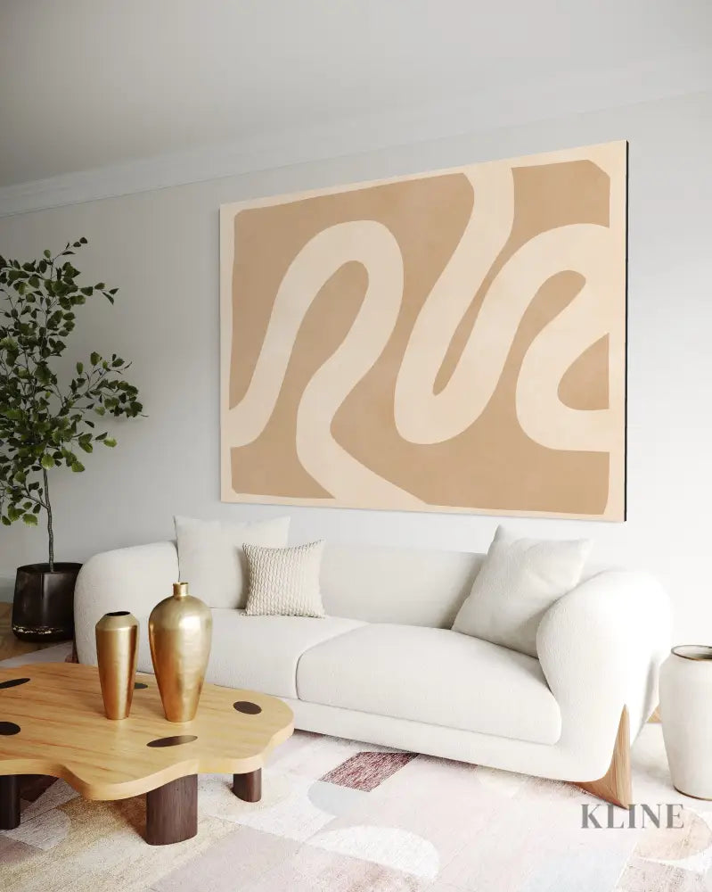 Curved Shapes 1 - Hand Painting 