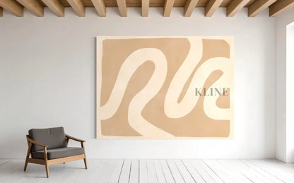 Curved Shapes 1 - Hand Painting