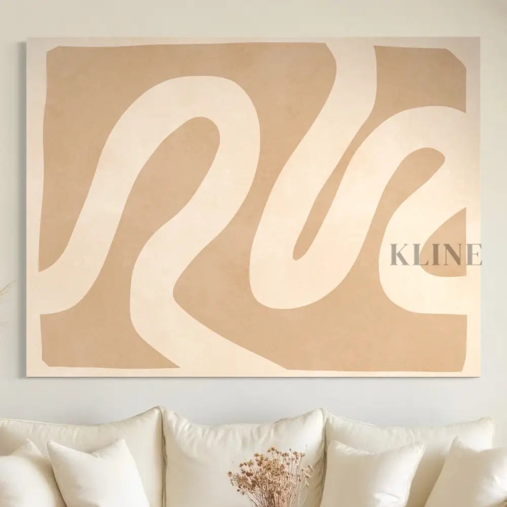 Curved Shapes 1 - Hand Painting Vitor Costa