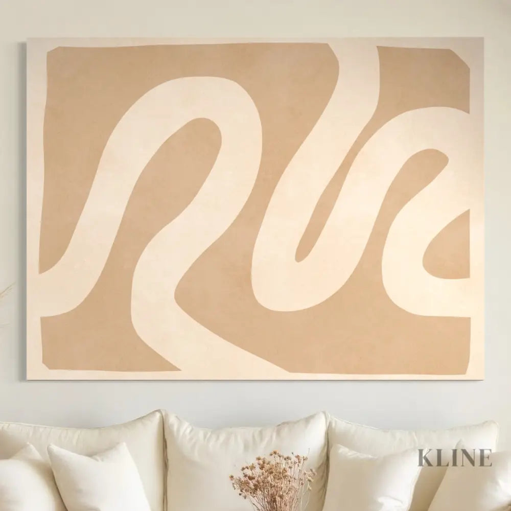 Curved Shapes 1 - Hand Painting