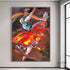 Vibrant hand-painted wall art titled &