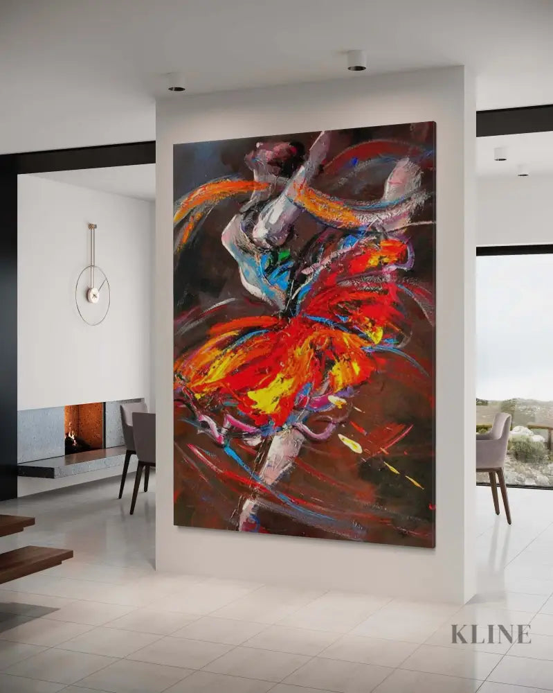 Hand-painted wall art titled & 