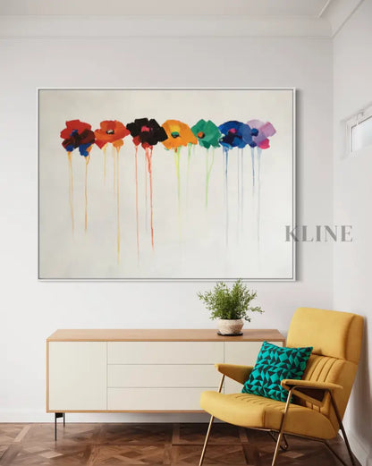 Dancing Brushstrokes - Hand Painting