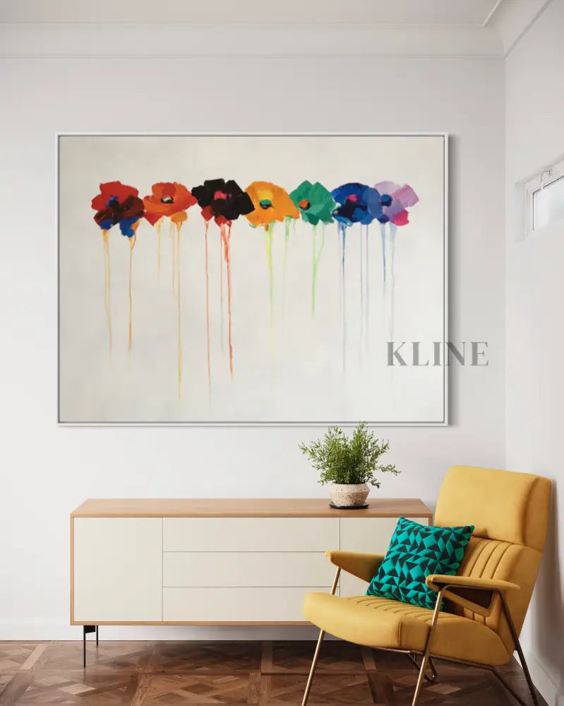 Dancing Brushstrokes - Hand Painting